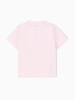 Біла футболка з принтом Emporio Armani з бавовни: фото 1 - Invogue