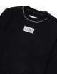 Чёрная кофта MM6 Maison Margiela из хлопка: фото 2 - Invogue