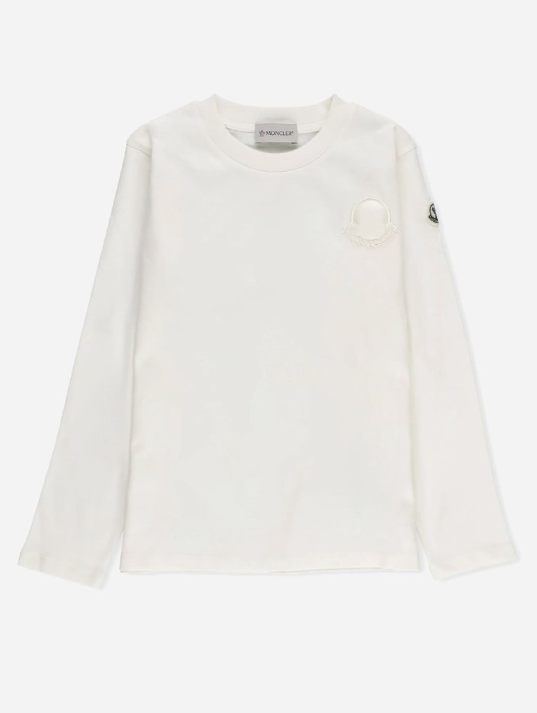 Бежевый джемпер MONCLER ENFANT: фото - Invogue