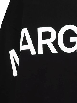 Чёрная кофта MM6 MAISON MARGIELA KIDS: фото 2 - Invogue