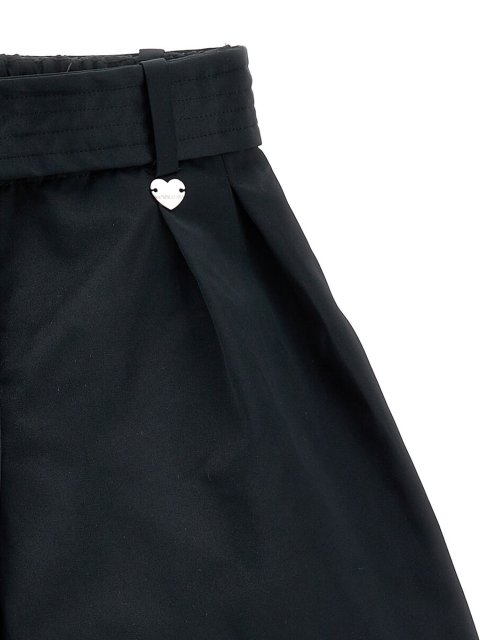 Чорні бермуди MONNALISA з поясом: фото 3 - Invogue