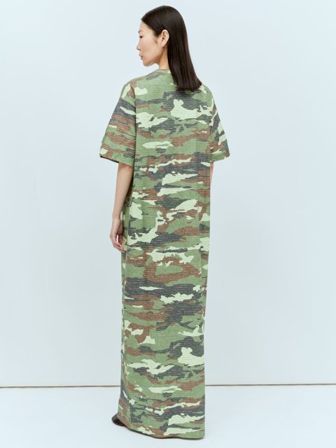 Зелёное платье ACNE STUDIOS: фото 2 - Invogue