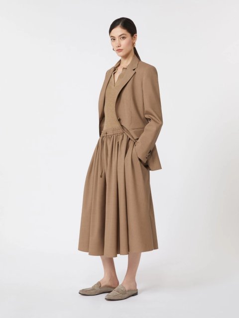 Світло-коричневий жакет MAX MARA з натуральної вовни: фото 1 - Invogue
