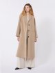 Темно-бежеве пальто WEEKEND MAX MARA з суміші вовни: фото 1 - Invogue