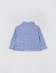 Синя сорочка EMPORIO ARMANI KIDS з бавовни: фото 1 - Invogue