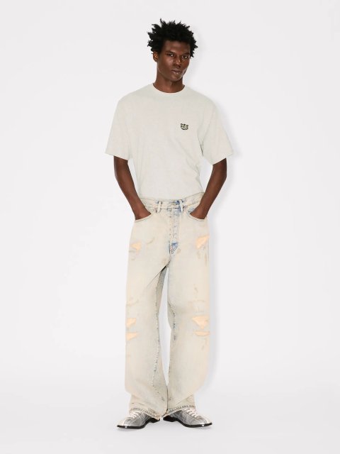 Серая футболка Kenzo прямого кроя: фото 1 - Invogue