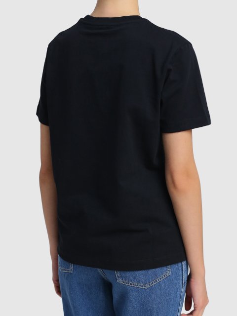 Чёрная футболка KENZO: фото 4 - Invogue