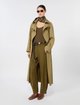 Брюки кольору хакі Max Mara з бавовни: фото 1 - Invogue