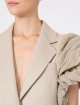 Бежевий жакет Max Mara з льону: фото 5 - Invogue