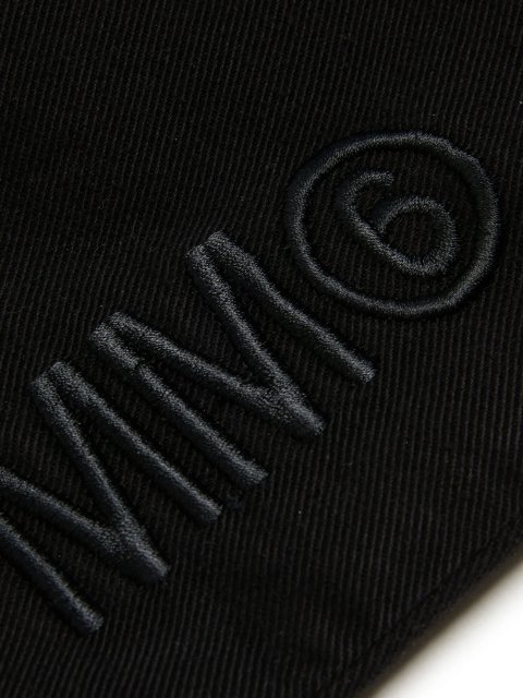 Чорні джогери MM6 MAISON MARGIELA KIDS: фото 2 - Invogue