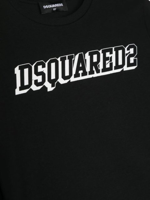 Чорний світшот DSQUARED KID : фото 2 - Invogue