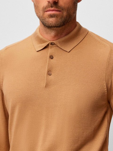 Бежевий светр BOSS: фото 3 - Invogue