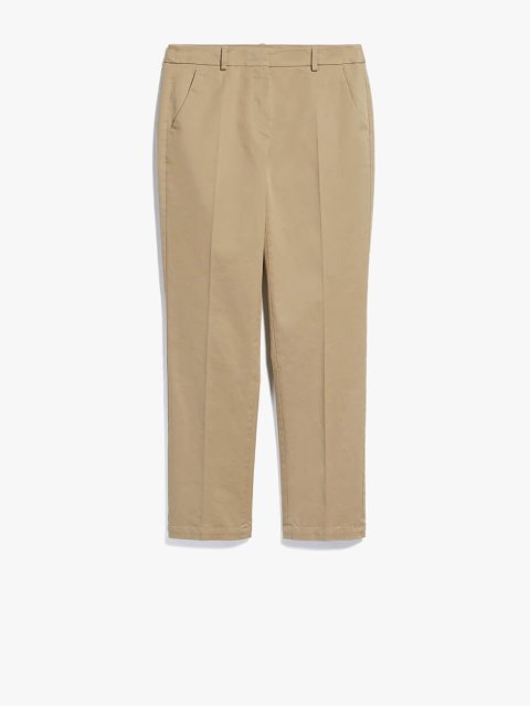 Бежевые брюки WEEKEND MAX MARA: фото - Invogue