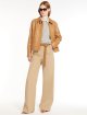 Темно-бежеві брюки MAX MARA з ременем: фото 4 - Invogue