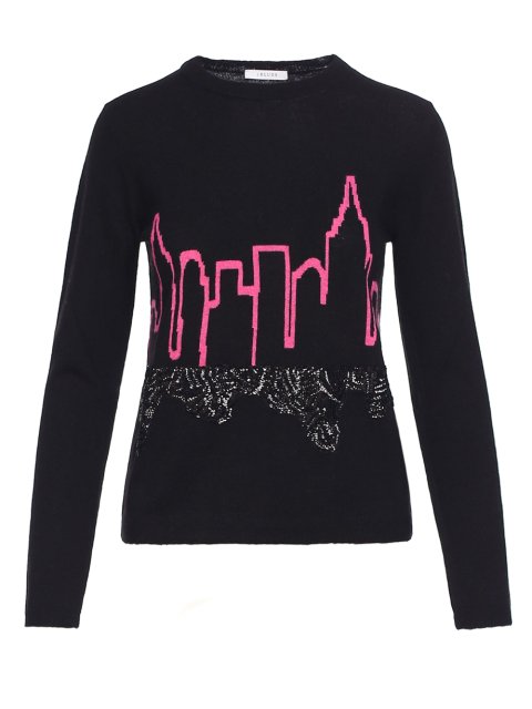 Чёрный свитер I BLUES: фото - Invogue