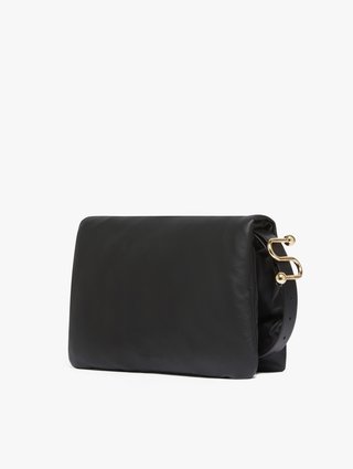 Черная сумка SPORTMAX из мягкой кожи: фото 2 - Invogue