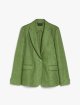 Зелений жакет Weekend Max Mara з льону: фото - Invogue