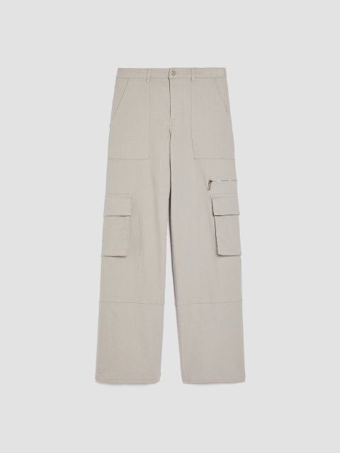 Белые брюки Max&Co карго: фото - Invogue