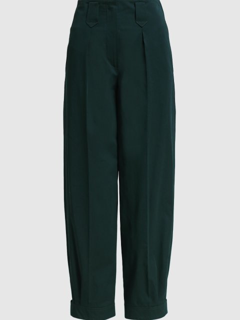 Зелёные брюки KENZO: фото - Invogue