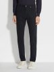 Джинси Zegna з еластичної бавовни темно-сині: фото 1 - Invogue