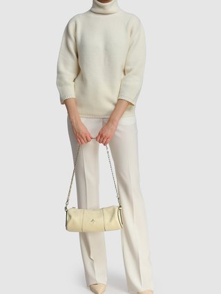 Белый свитер MAX MARA: фото 2 - Invogue