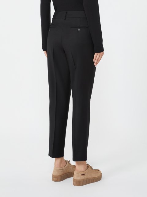 Чорні брюки WEEKEND MAX MARA з вовни: фото 3 - Invogue