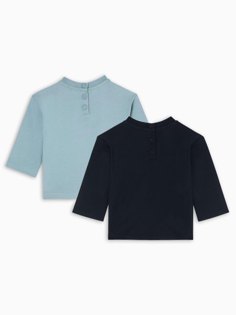 Разноцветные джемперы EMPORIO ARMANI KIDS из хлопка: фото 2 - Invogue