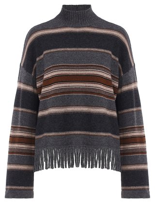 Тёмно-серый свитер WEEKEND MAX MARA: фото - Invogue