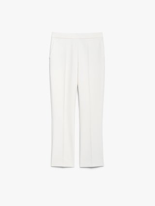 Белые брюки Max Mara укороченные: фото - Invogue