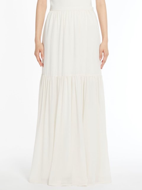 Белая юбка MAX MARA из шерсти: фото 1 - Invogue