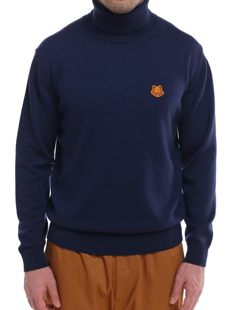 Синий свитер KENZO: фото 3 - Invogue