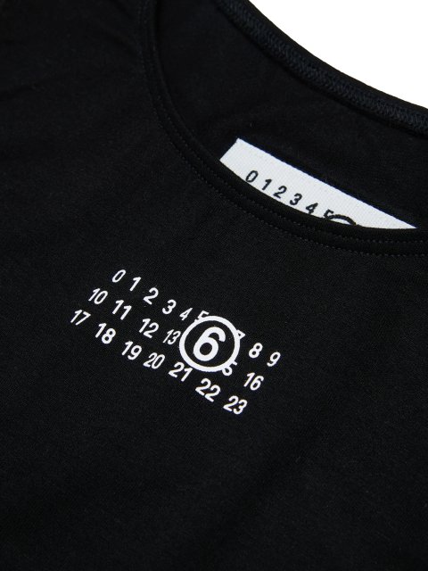 Черное боди MM6 Maison Margiela: фото 3 - Invogue