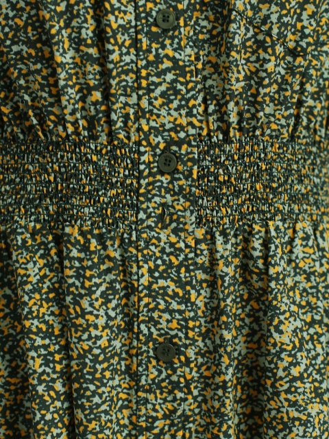 Зелёное платье KENZO: фото 5 - Invogue