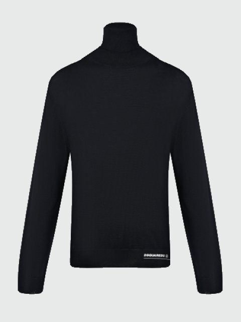 Чорний светр DSQUARED KID : фото - Invogue