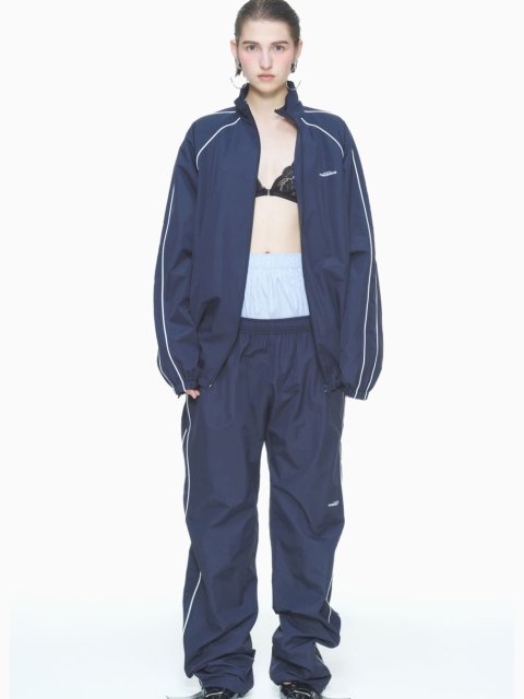 Синие спортивные брюки PUSHBUTTON: фото 1 - Invogue