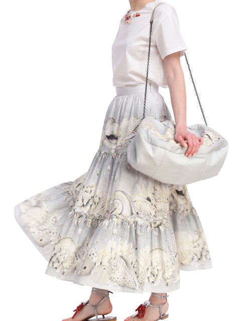 Бежевая юбка WEEKEND MAX MARA: фото 1 - Invogue