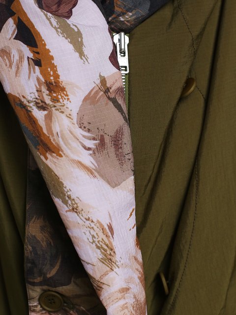 Зеленое пальто KENZO: фото 5 - Invogue