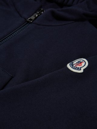 Синие кофта, брюки MONCLER ENFANT: фото 2 - Invogue