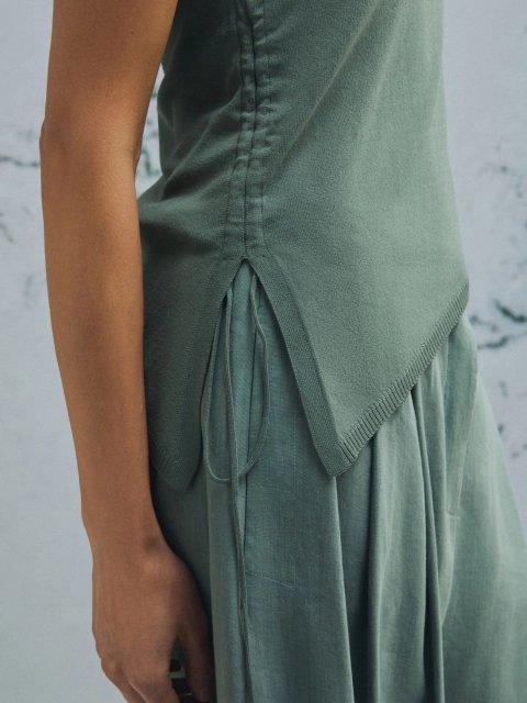 Зелений топ Marella: фото 4 - Invogue