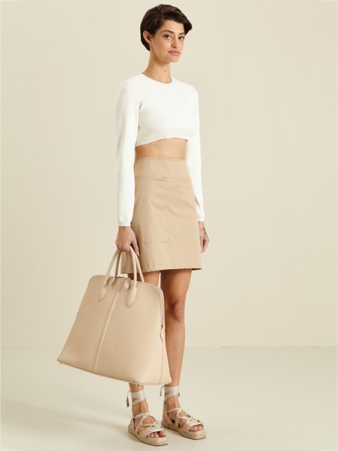 Кремова спідниця MAX MARA : фото - Invogue