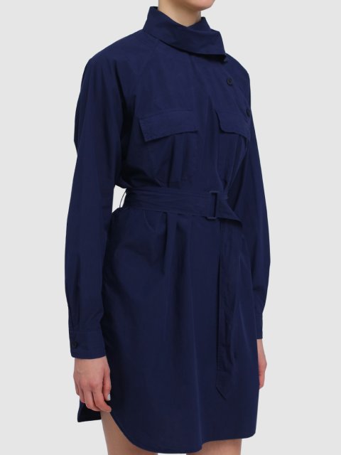 Тёмно-Синее платье KENZO: фото 3 - Invogue