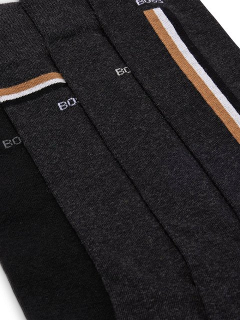 Чёрные носки BOSS: фото 1 - Invogue