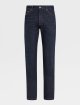 Темно-сині джинси Zegna Dark Blue Rocca regular fit: фото - Invogue