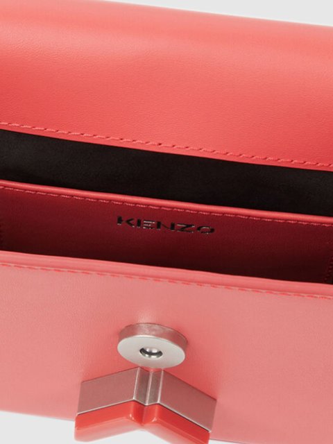 Коралловая сумка KENZO: фото 6 - Invogue