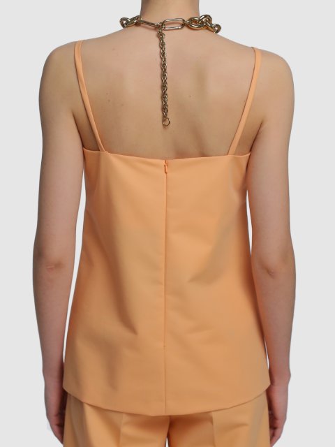 Оранжевый топ MAX MARA: фото 4 - Invogue