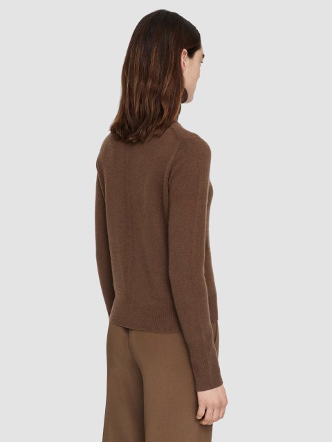 Темно-коричневий джемпер Joseph з високим горлом: фото 2 - Invogue