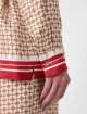 Шовкова сорочка MAX MARA з візерунком: фото 5 - Invogue