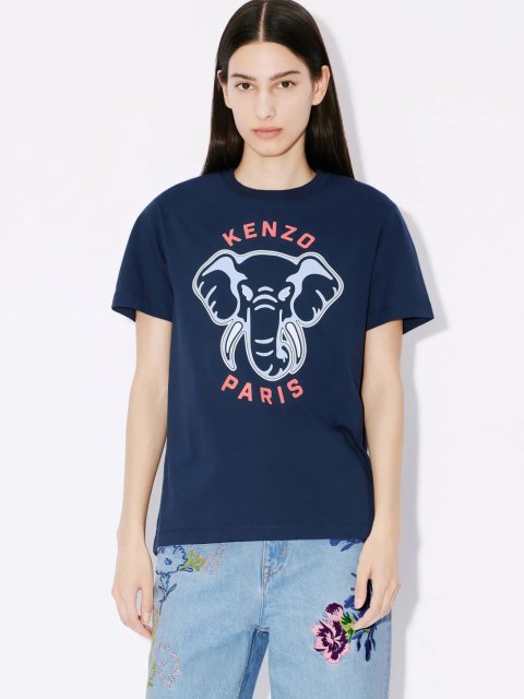 Синяя футболка KENZO: фото 1 - Invogue