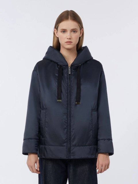 Темно-синя куртка MAX MARA утеплена: фото 2 - Invogue