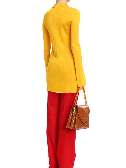 Жёлтая рубашка JOSEPH: фото 2 - Invogue